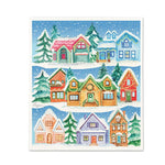 Winter Houses Dishcloth