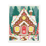 Gingerbread House Dishcloth