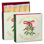 Mistletoe Square Matches. 100 Pcs