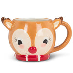 Vintage Fawn Head Mug