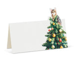 Christmas Fold Placecard. 12 Pcs