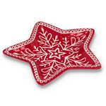 Snowflake Star Shaped Plate