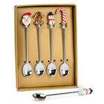 Holiday Icon Spoons. Set of 4