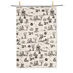 Spooky Toile Kitchen Towel