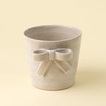 Stoneware Bow Pot