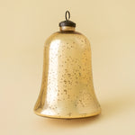 Gold Glass Bell Ornament