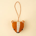 Fox Face Felt Ornament