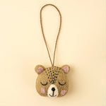 Bear Face Felt Ornament