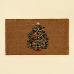 Christmas Tree Doormat, PVC Back