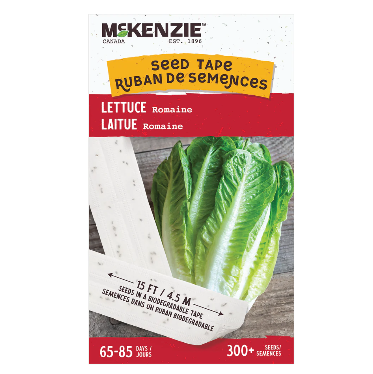 Lettuce Romaine Seed Tape
