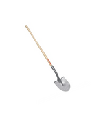 Heavy Duty Round Point Shovel w/ Straight Handle