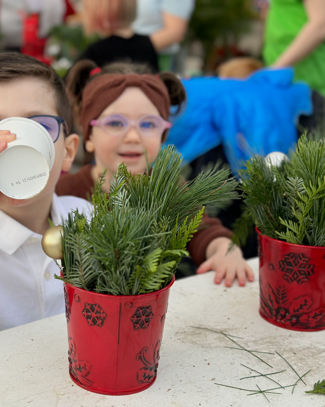Santa Holiday Greenery Workshop
