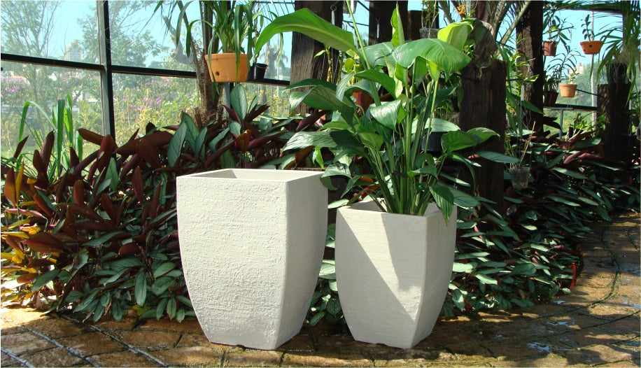 Modern Square Planter - Japi Pottery Granite