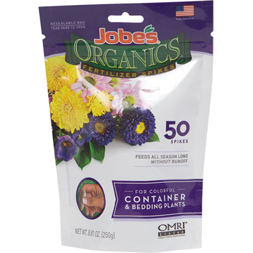 Jobes Organic Container and Annual Spikes