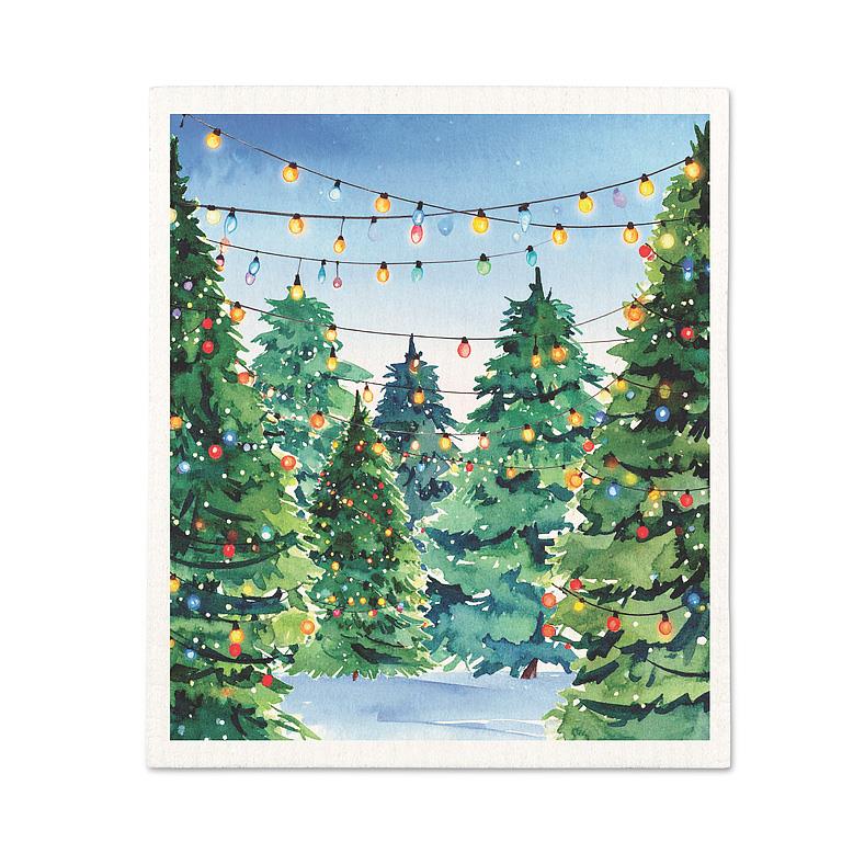 Tree Lot Dishcloth