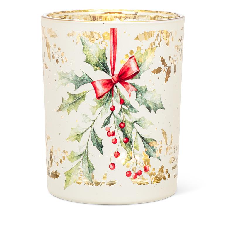Medium Holly Candle Holder