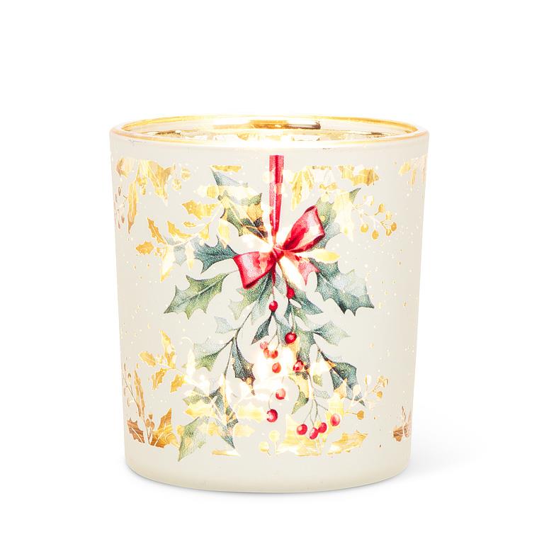 Small Holly Votive