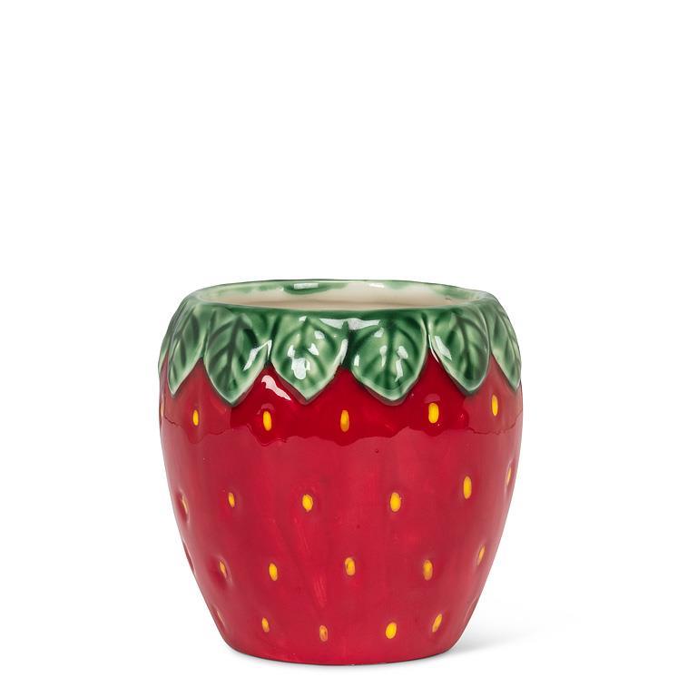 Strawberry & Leaf Planter