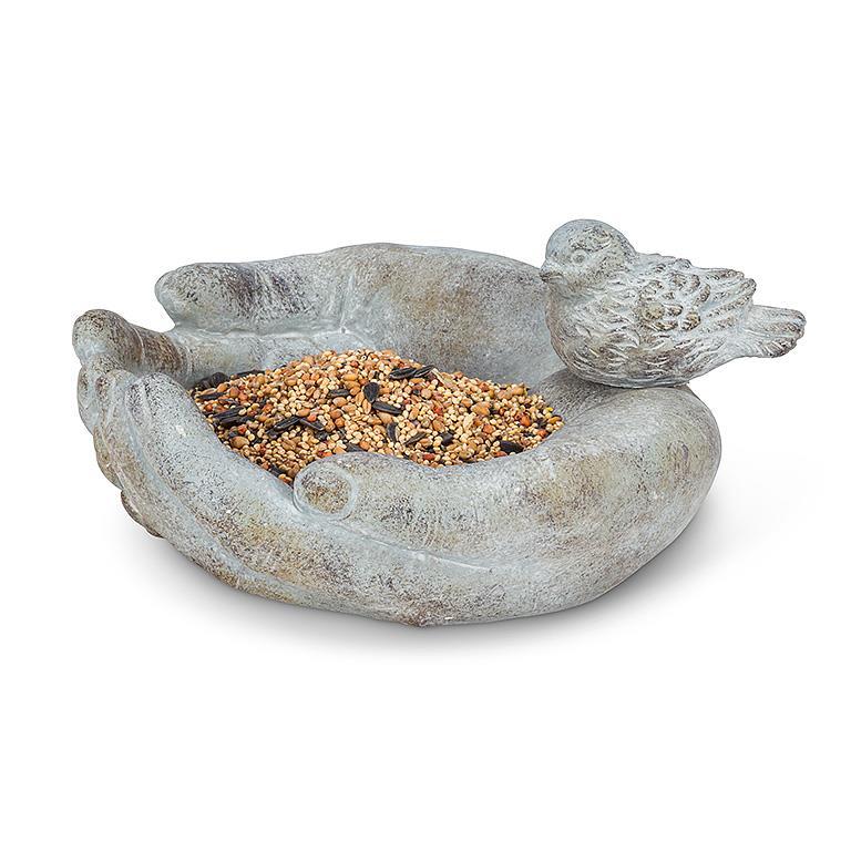 Bird Resting on Hands