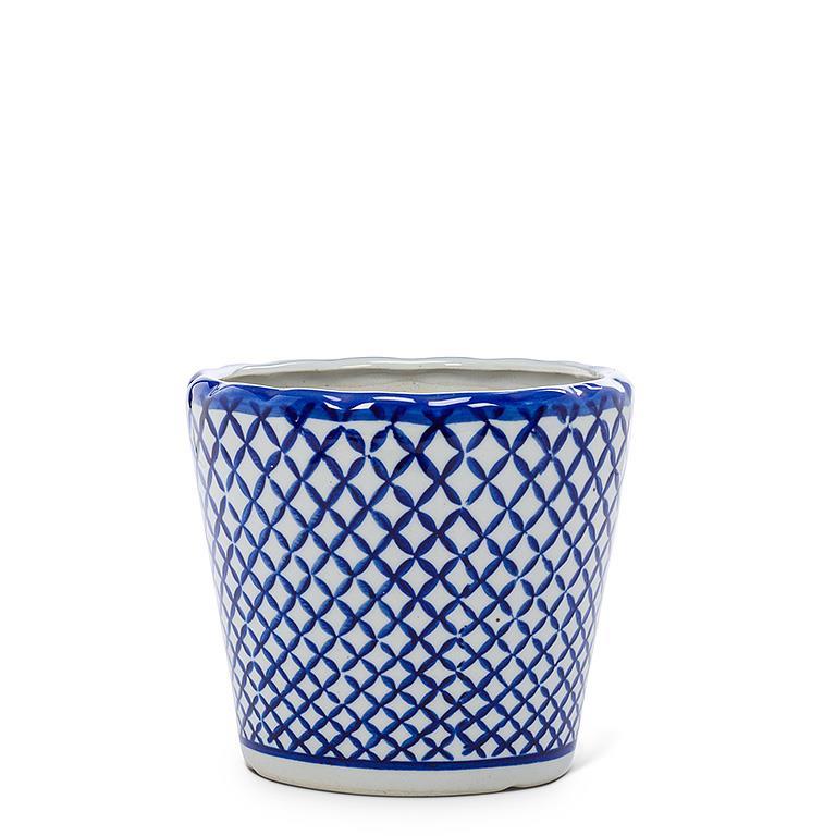 Cross Hatch Pot