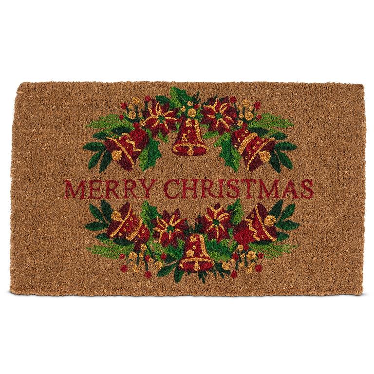 Merry Wreath Doormat