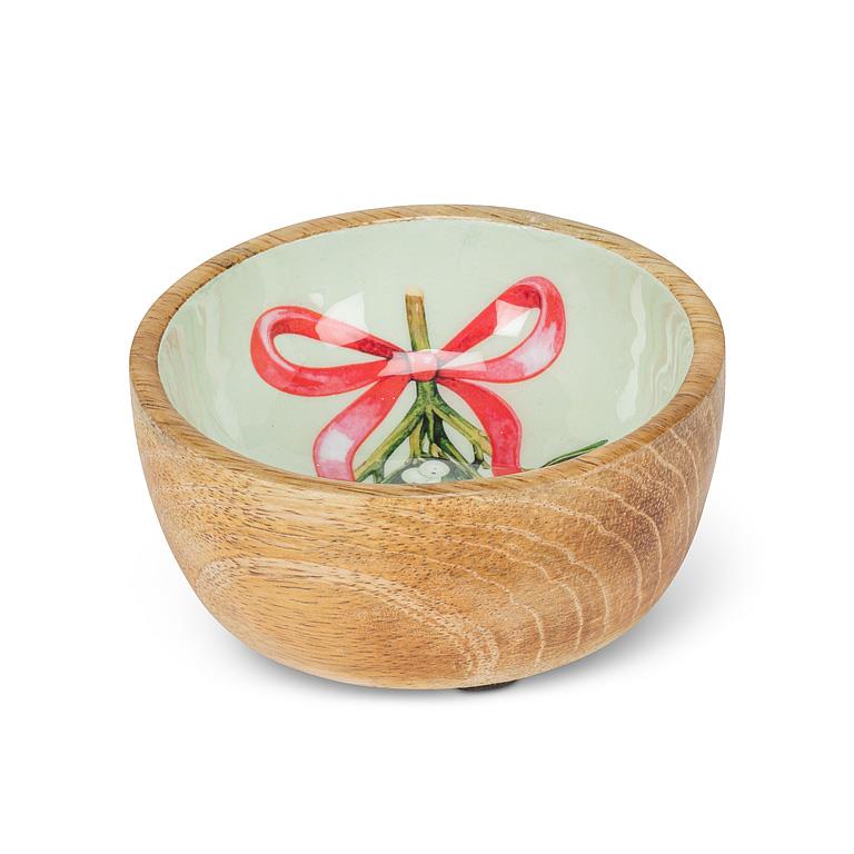 Mistletoe & Bow Small Bowl