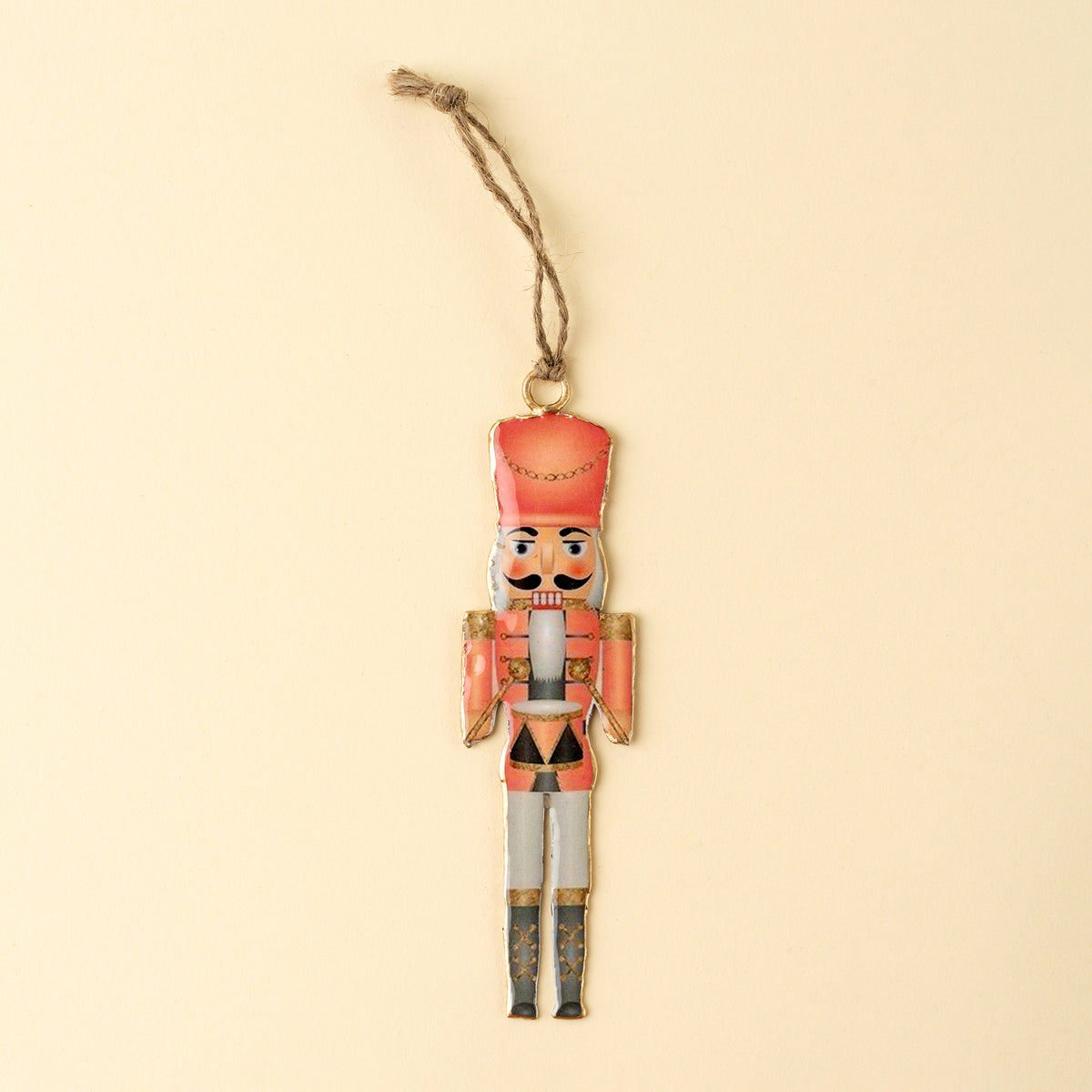 Keepsake Iron Holiday Ornament, Pink Nutcracker