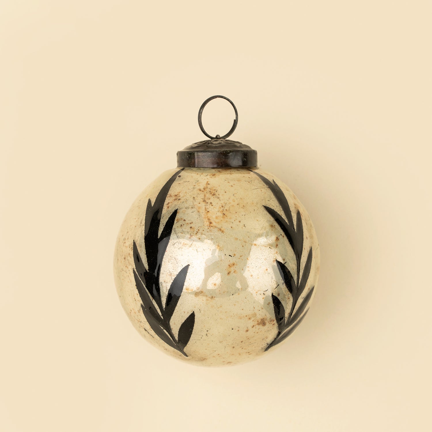 Antique Laurel Holiday Ornament