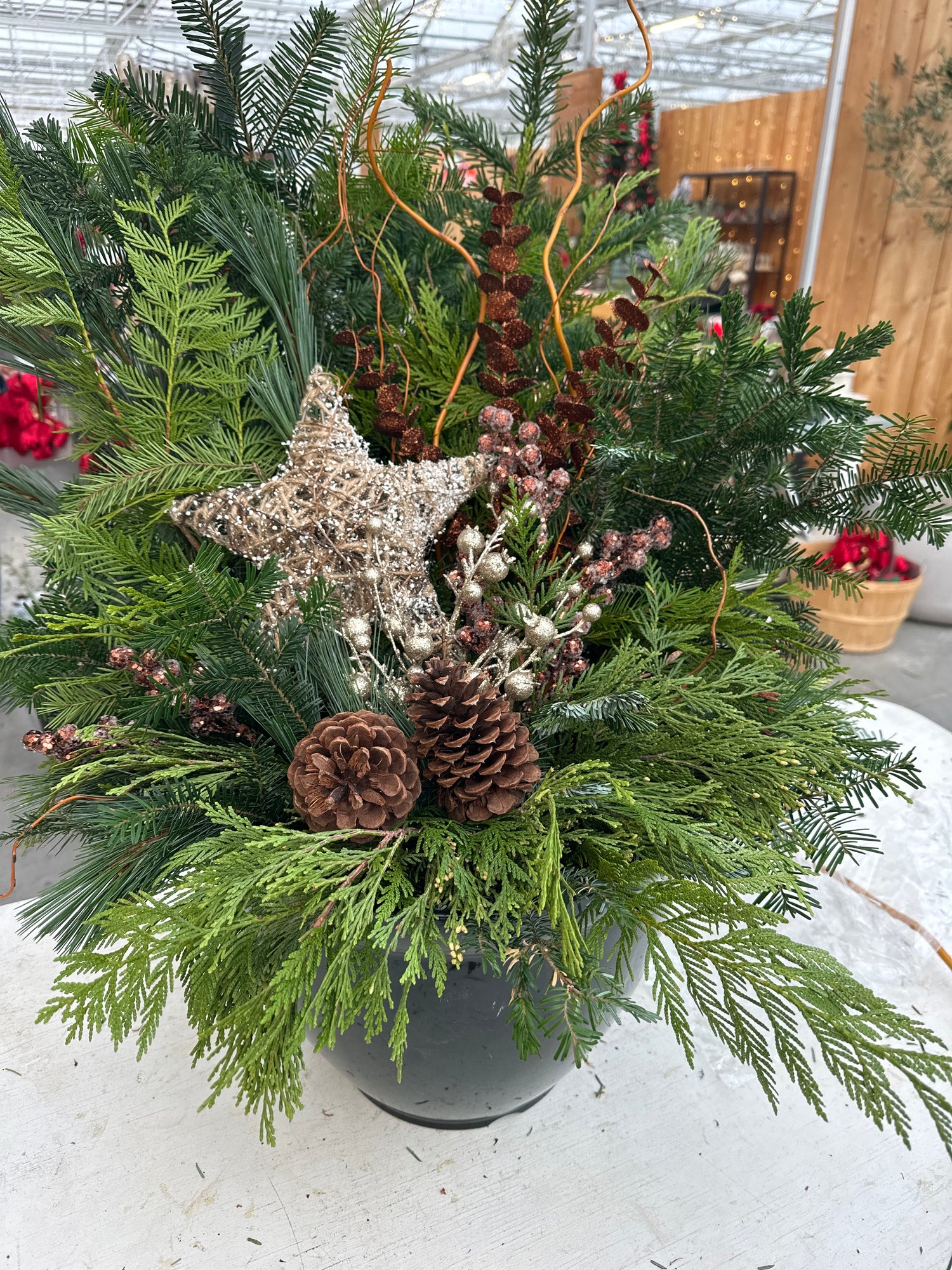 14" Woodland Charm Planter