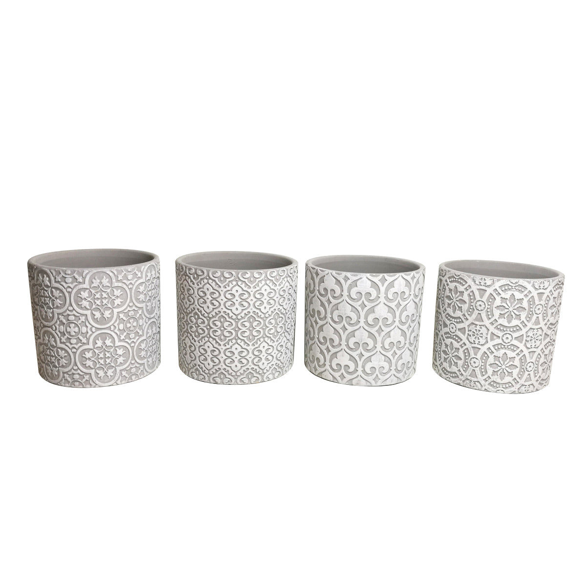 Amelie Cement Asst pot