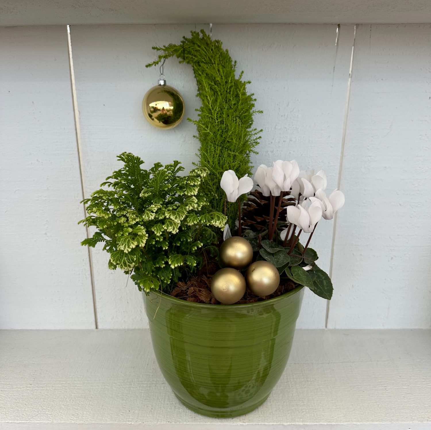 Grinch Tree Mixed Planter