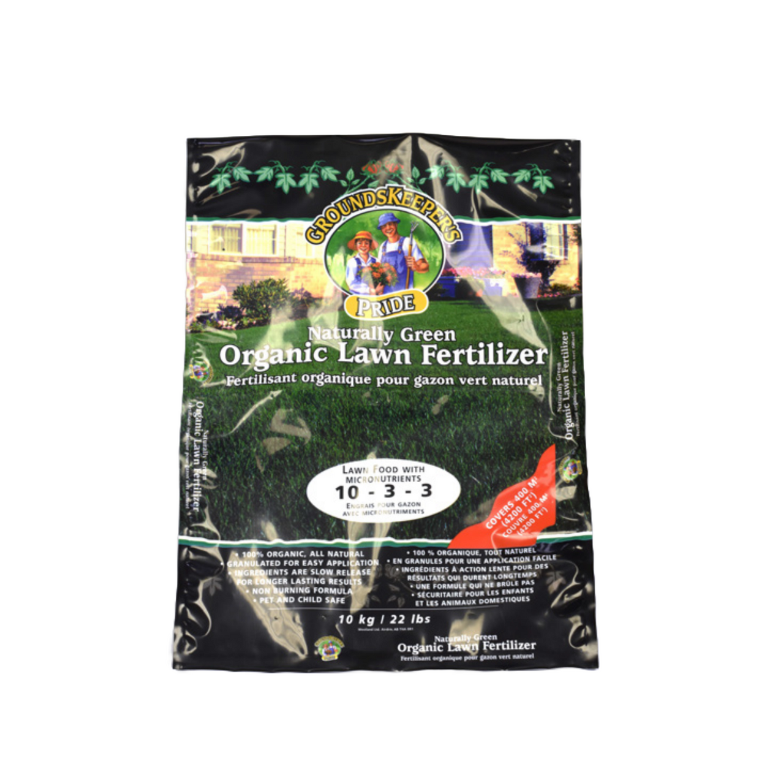 GroundsKeeper's Pride Naturally Green Lawn  Fertilizer
