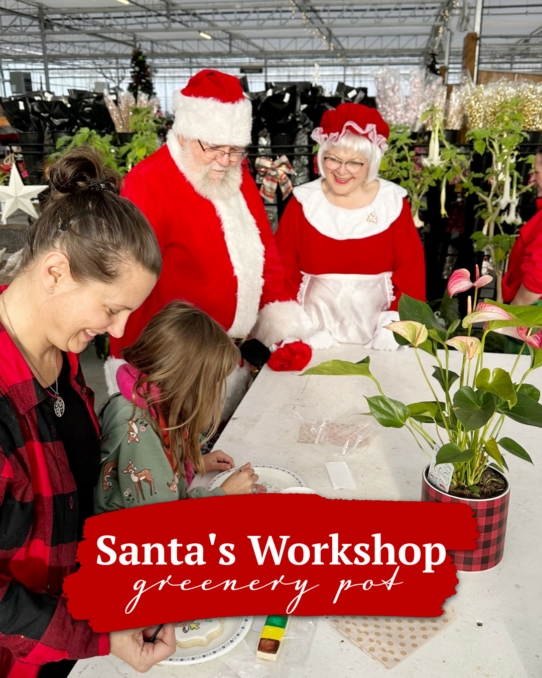 Santa Holiday Greenery Workshop