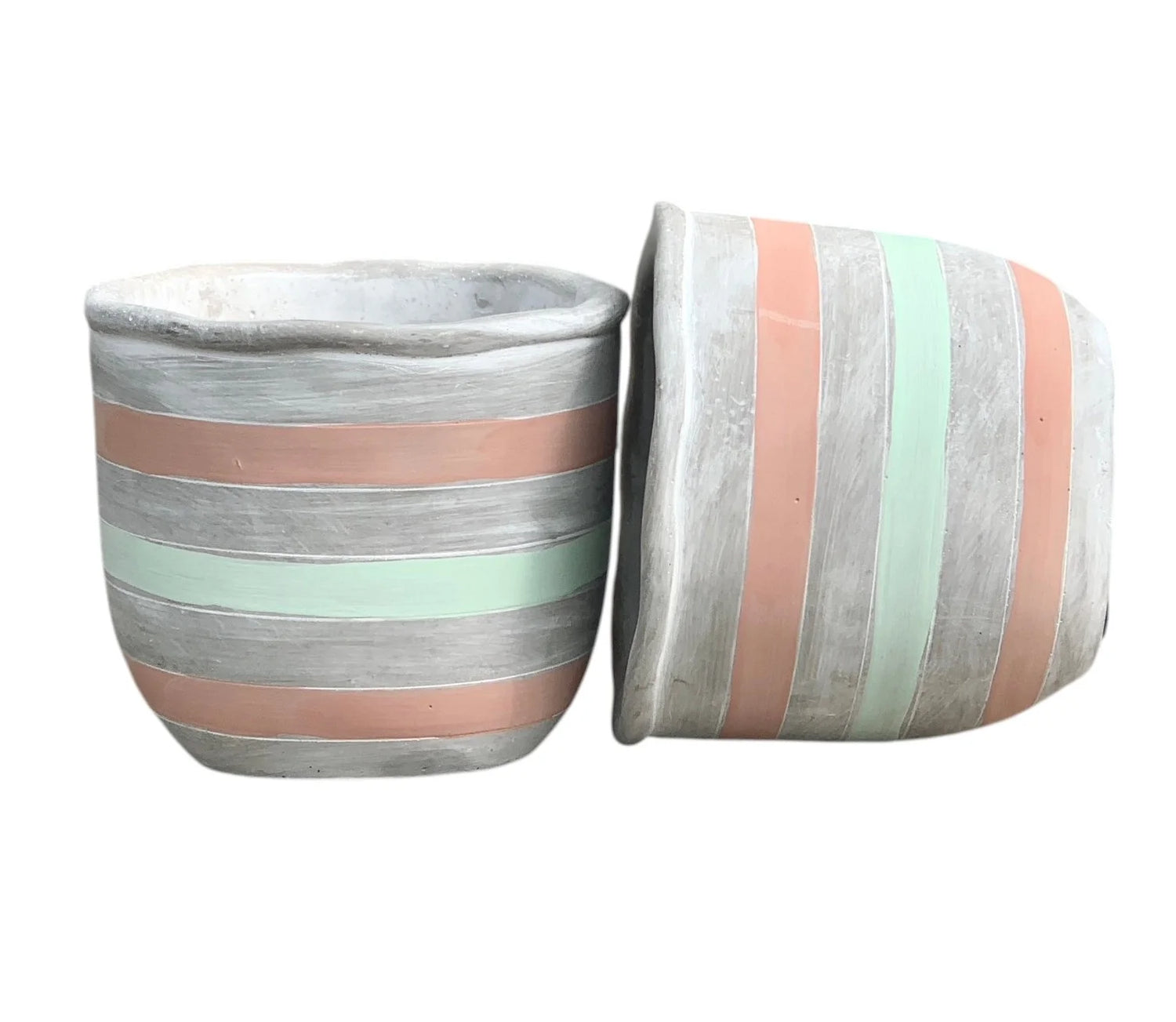 Becca Stripe Pot 4"