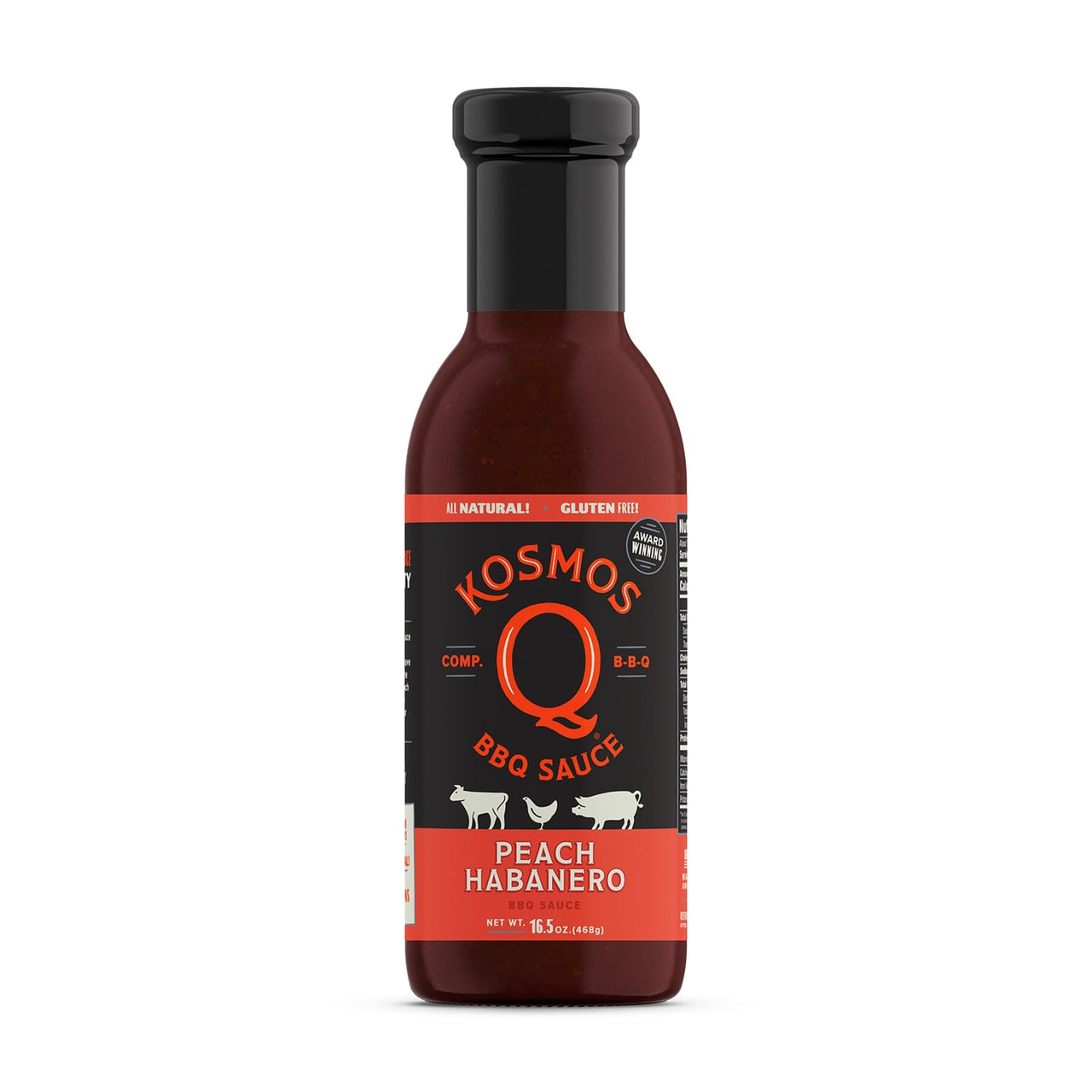 Kosmos BBQ Sauce - Peach Habanero
